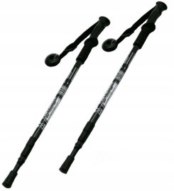 Teleskopowe kijki trekkingowe, składane, aluminiowe, kijki 115-135 cm