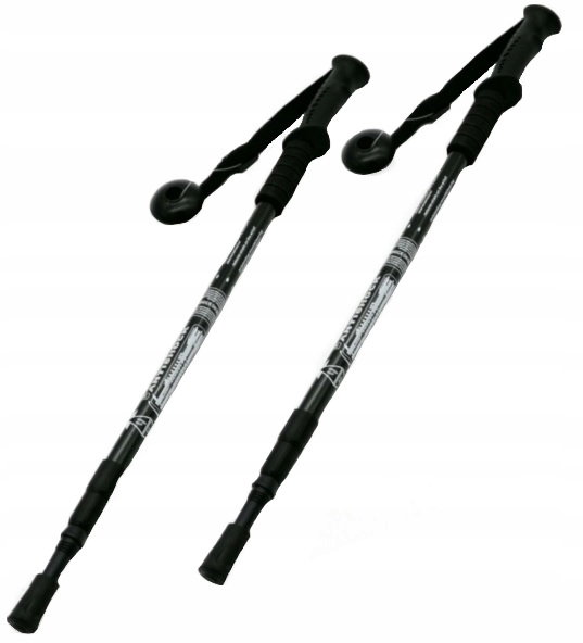 Teleskopowe kijki trekkingowe, składane, aluminiowe, kijki 115-135 cm