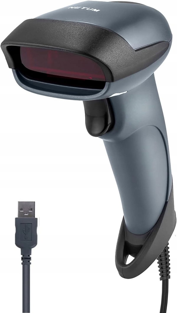 SKANER KODÓW KRESKOWYCH 1D USB LASEROWY