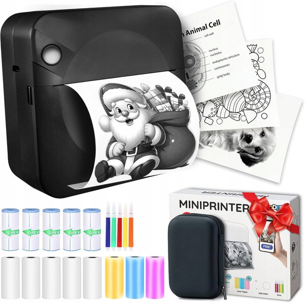 DRUKARKA TERMICZNA MINI BLUETOOTH 300 DPI