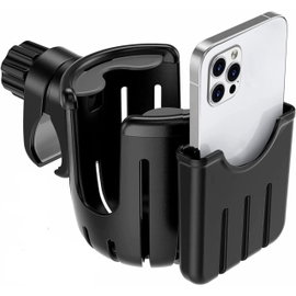 UCHWYT NA KUBEK I TELEFON DO WÓZKA ROWERU SKUTERA 360°