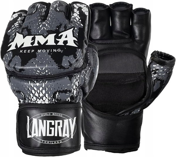 RĘKAWICE MMA TRENINGOWE SPARRING PU ROZMIAR L