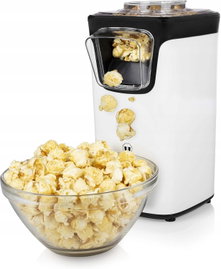 MASZYNA DO POPCORNU 1100W BEZTŁUSZCZOWA Z MIARKĄ 3 MINUTY 90G