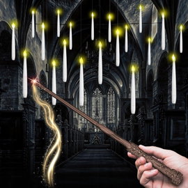 LEWITUJĄCE ŚWIECE LED 10 SZT. Z PILOTEM BEZPŁOMIENIOWE ŚWIECE NA HALLOWEEN