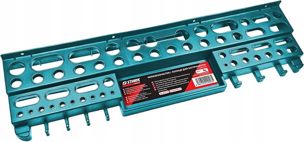 REGAŁ ŚCIENNY UCHWYT NARZĘDZIOWY ORGANIZER 25 KG 610x160x60 MM