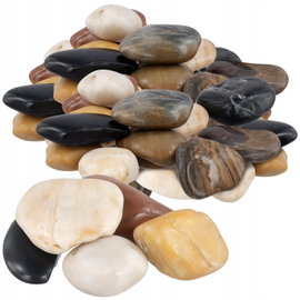 KAMIENIE DEKORACYJNE NATURALNE 5KG 4-6CM DO OGRODU