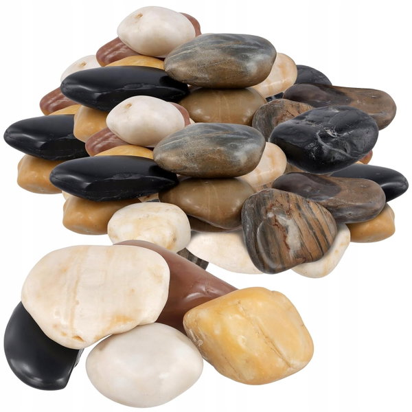 KAMIENIE DEKORACYJNE NATURALNE 5KG 4-6CM DO OGRODU