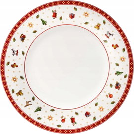 TALERZ OBIADOWY ŚWIĄTECZNY PORCELANOWY 27 CM Z KOLEKCJI