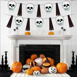 Zestaw dekoracyjny na Halloween, girlanda, dekoracja wewnętrzna, baner
