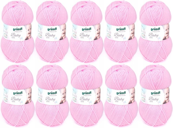 WŁÓCZKA DZIECIĘCA DO DZIERGANIA MIĘKKA PRZĘDZA 10x50G