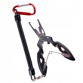 Aluminiowe szczypce wędkarskie 7", wielofunkcyjne, odporne na korozję