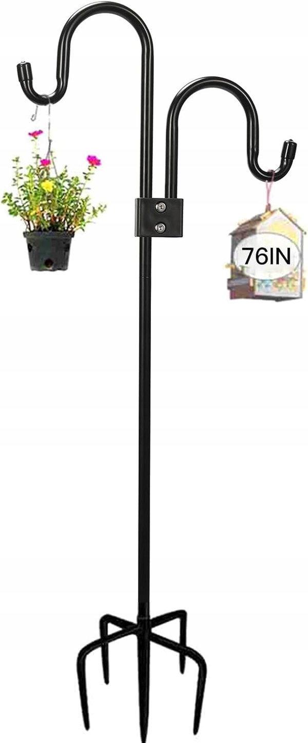 HAK OGRODOWY PASTERSKI PODWÓJNY 71-233 CM REGULOWANY