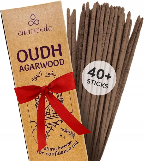 KADZIDŁA OUDOWE Z NATURALNEJ ŻYWICY GRUBE 40+ SZTUK