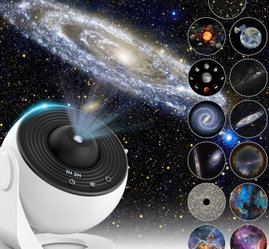 PROJEKTOR GWIAZD LED PLANETARIUM 13 TARCZ NA SUFIT