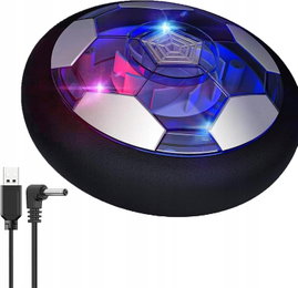 PIŁKA NOŻNA POWIETRZNA Z DIODAMI LED ŁADOWANA USB DLA DZIECI