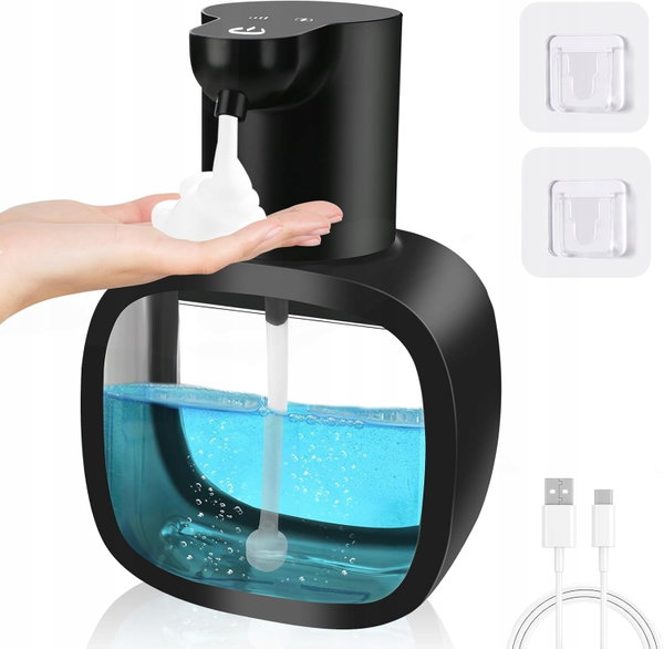 DOZOWNIK AUTOMATYCZNY DO MYDŁA PIANKA 500ML USB