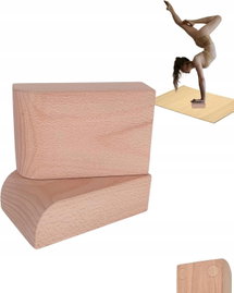KLOCKI DO JOGI I KALISTENIKI, ERGONOMICZNE WSPARCIE NADGARSTKÓW 2 SZT
