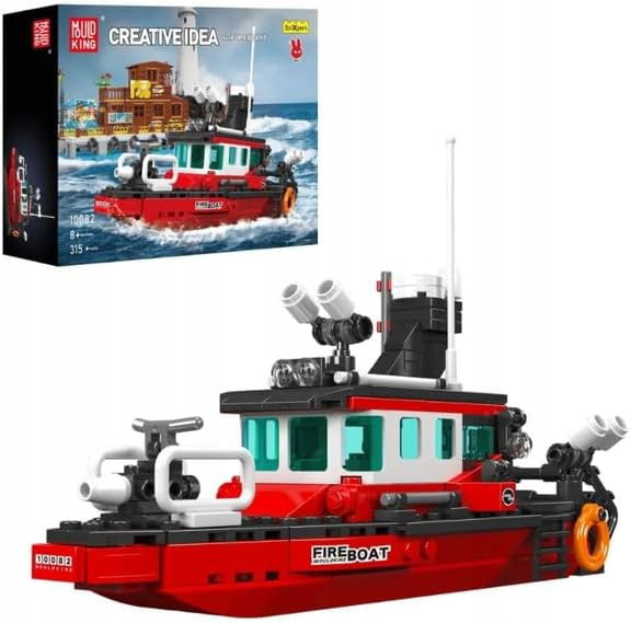 KLOCKI KONSTRUKCYJNE ŁÓDŹ STRAŻACKA MODEL 10082