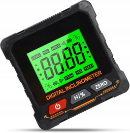 KĄTOMIERZ CYFROWY LCD POZIOMICA INKLINOMETR 360° MAGNETYCZNY