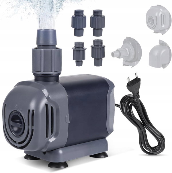 POMPA ZANURZENIOWA 3500 L/H 55W 3 DYSZE DO STAWU