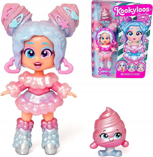 LALECZKA COTTON CANDY CANDY LAND ZESTAW ZWIERZĄTKO UBRANKA BUTY AKCESORIA
