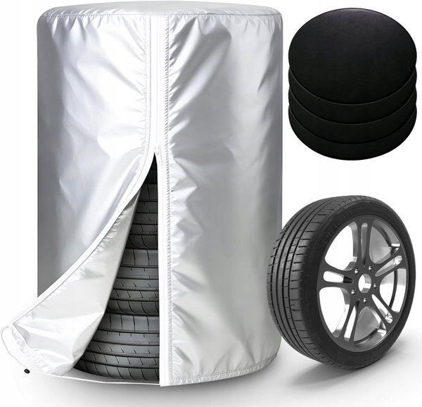 TORBA NA 4 OPONY 17–22" Z MATAMI FILCOWYMI 80 x 117 CM