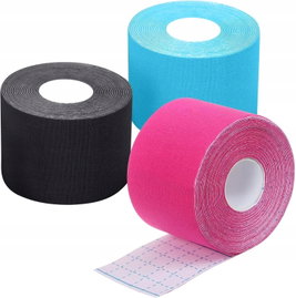 TAŚMA SPORTOWA 3 ROLKI 5CM x 10M MOCNA