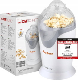 MASZYNA DO POPCORNU 1200W BEZTŁUSZCZOWA GORĄCE POWIETRZE BIAŁA
