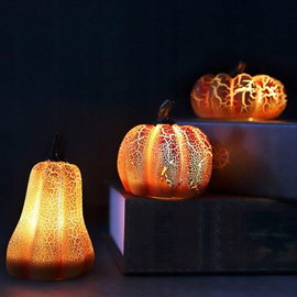 ŚWIATŁA LED DYNIA 3 SZTUKI NA HALLOWEEN DEKORACJA JESIENNA NA BATERIE