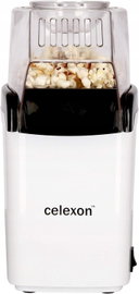 MASZYNA DO POPCORNU 1200W BEZTŁUSZCZOWA Z MIARKĄ 50G BIAŁA