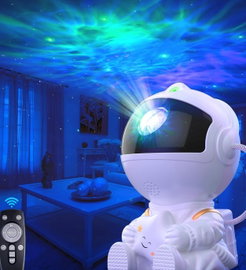 PROJEKTOR GWIAŹDZISTEGO NIEBA ASTRONAUTA LED