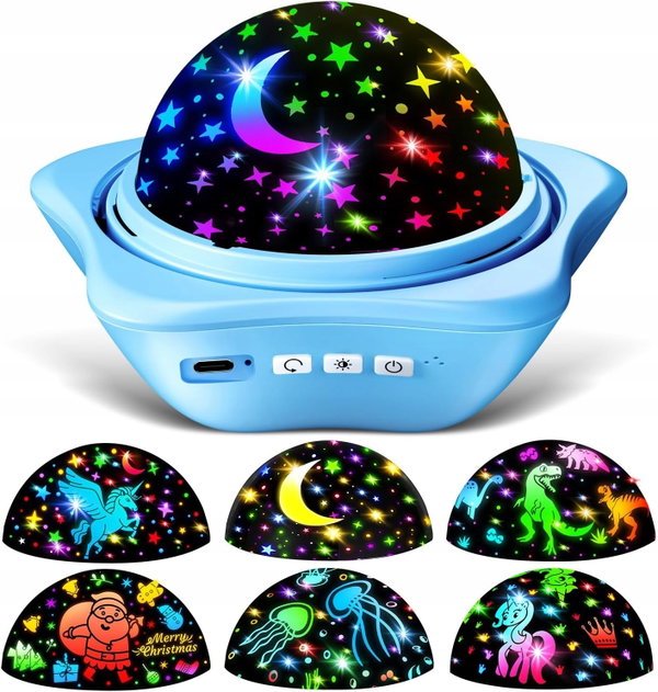 PROJEKTOR GWIAŹDZISTEGO NIEBA LED 360°