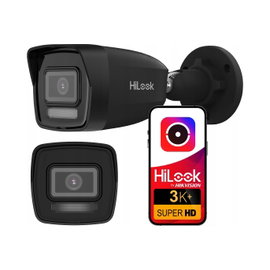 ZESTAW MONITORINGU 4x IPC-B160HA-LU BLACK 6MPX APKA HILOOK BY HIKVISION