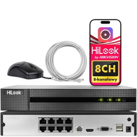 REJESTRATOR NVR-108MH-C/8P(E) 8 KANAŁOWY IP HILOOK BY HIKVISION