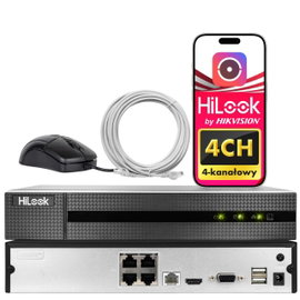 REJESTRATOR NVR-104MH-C/4P(E) 4 KANAŁOWY IP HILOOK BY HIKVISION