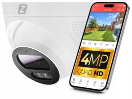 Zestaw do MONITORINGU gabinetu IP POE 2 KAMERY 4MPx 1TB APLIKACJA DETEKCJA
