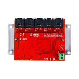 Switch PoE 5 portowy 10/100/1000Mbps, extender APT-5-50
