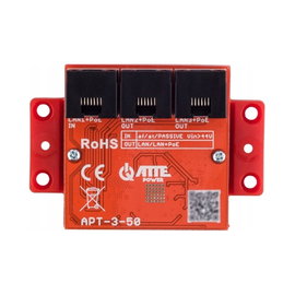 Switch PoE 3 portowy 10/100/1000Mbps, extender APT-3-50