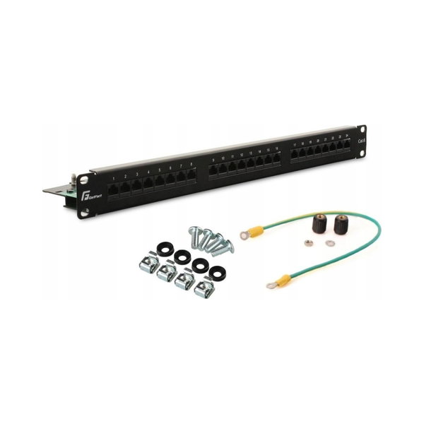 PATCH PANEL UTP CAT.6 24 PORTY PGF-6UTP24-B5 GETFORT