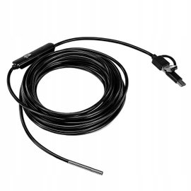 Kamera endoskopowa inspekcyjna 3,9MM 5M 3w1 do PC Telefon ANDROID Endoskop