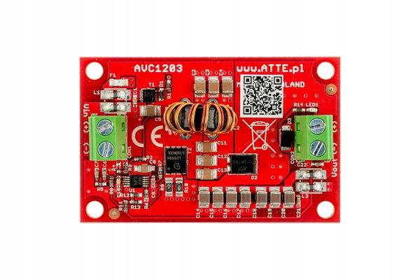 Moduł do zasilania rejestratora 12V Atte 30W AVC-30-120-OF
