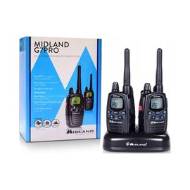 Radio PMR ALAN MIDLAND G7-PRO, ilość w zestawie 2 szt., liczba kanałów 16