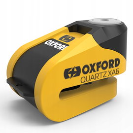 Blokada tarczy hamulcowej z alarmem Quartz XA6 OXFORD kolor żółty 78mm x