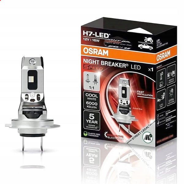 Żarówka LED (Karton 1szt.) H7 12V 16W PX26D możliwość legalizacji dla