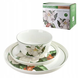 LEA TREE Komplet obiadowy 18części26cm obiad/21cm deser/15cm miska