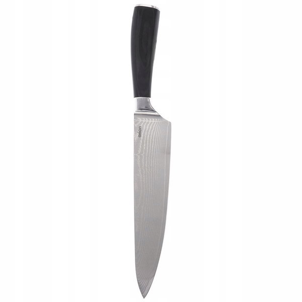 Nóż szefa kuchni stalowy DAMASCUS 33,5 cm