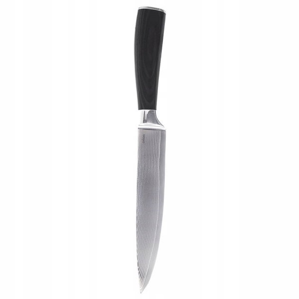 Nóż kuchenny stalowy DAMASCUS 30,5 cm