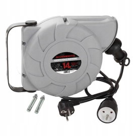 Przedłużacz elektryczny zwijadło specjalistyczny 14m, 230V, 3x1,5mm²,
