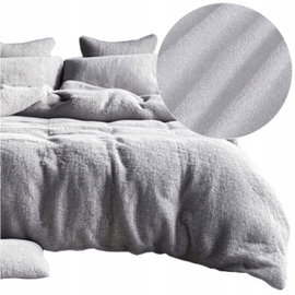Pościel frotte szary 34/200x220