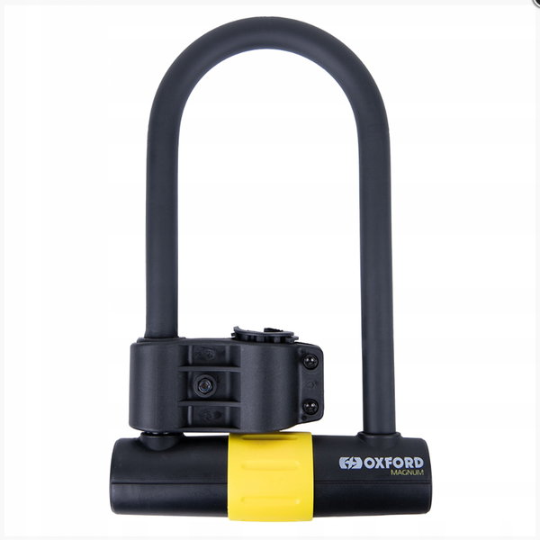 Blokada tarczy hamulcowej MAGNUM U-lock OXFORD kolor czarny/żółty 270mm x